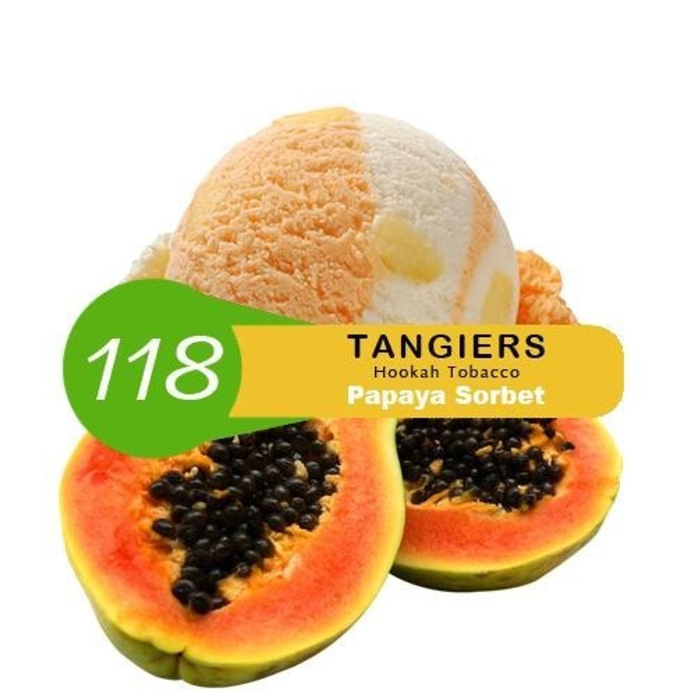 Papaya sorbet